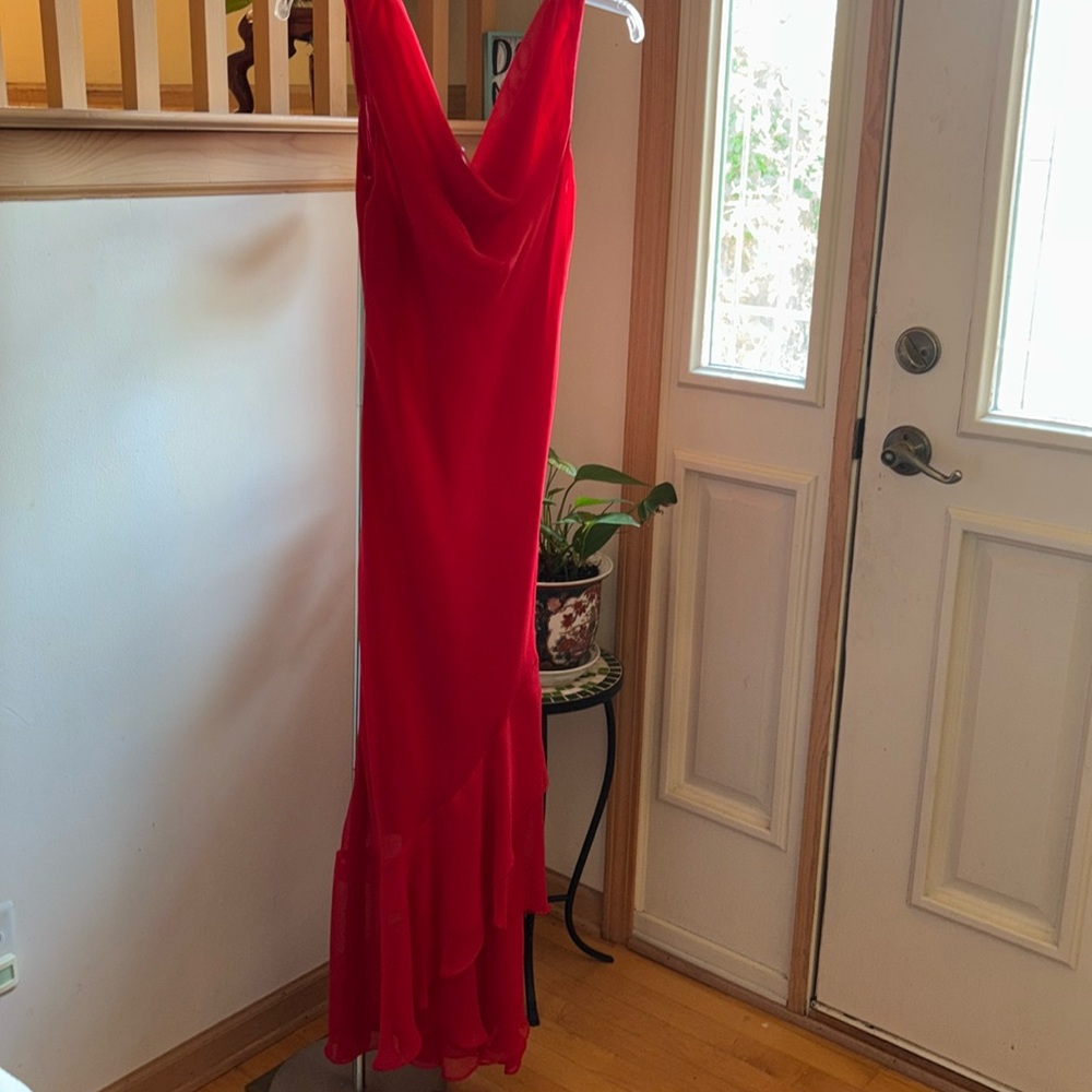 Chelsea Nites Maxi Red Dress Size 6P